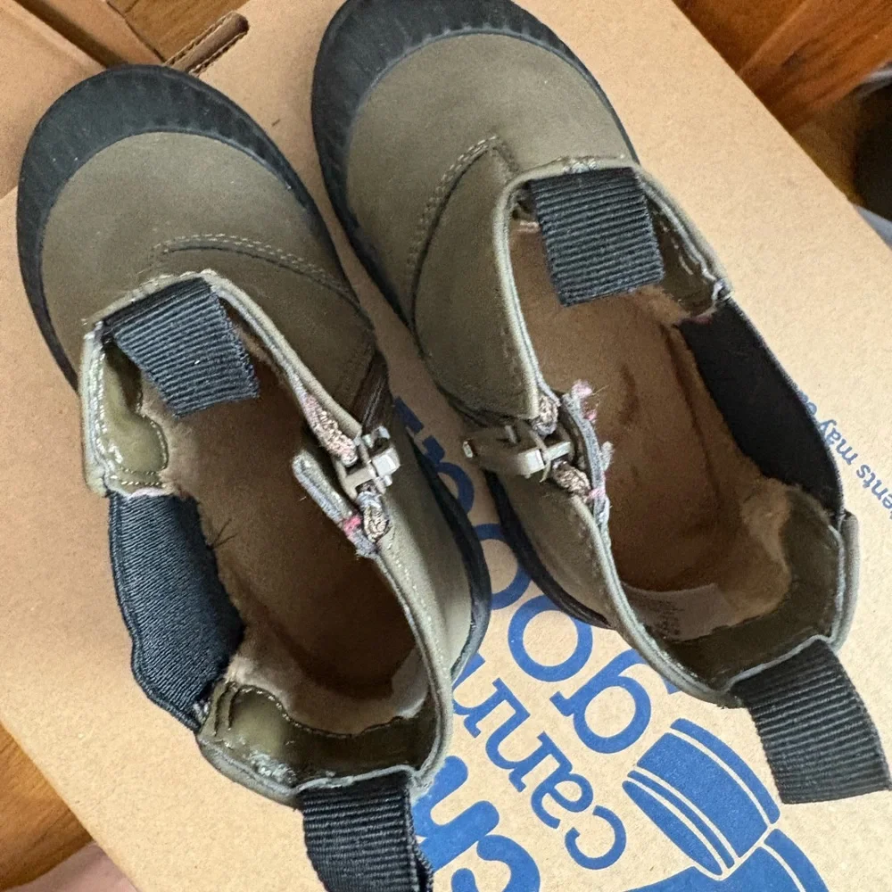 H&M Olive Green Kids' Boots final sale